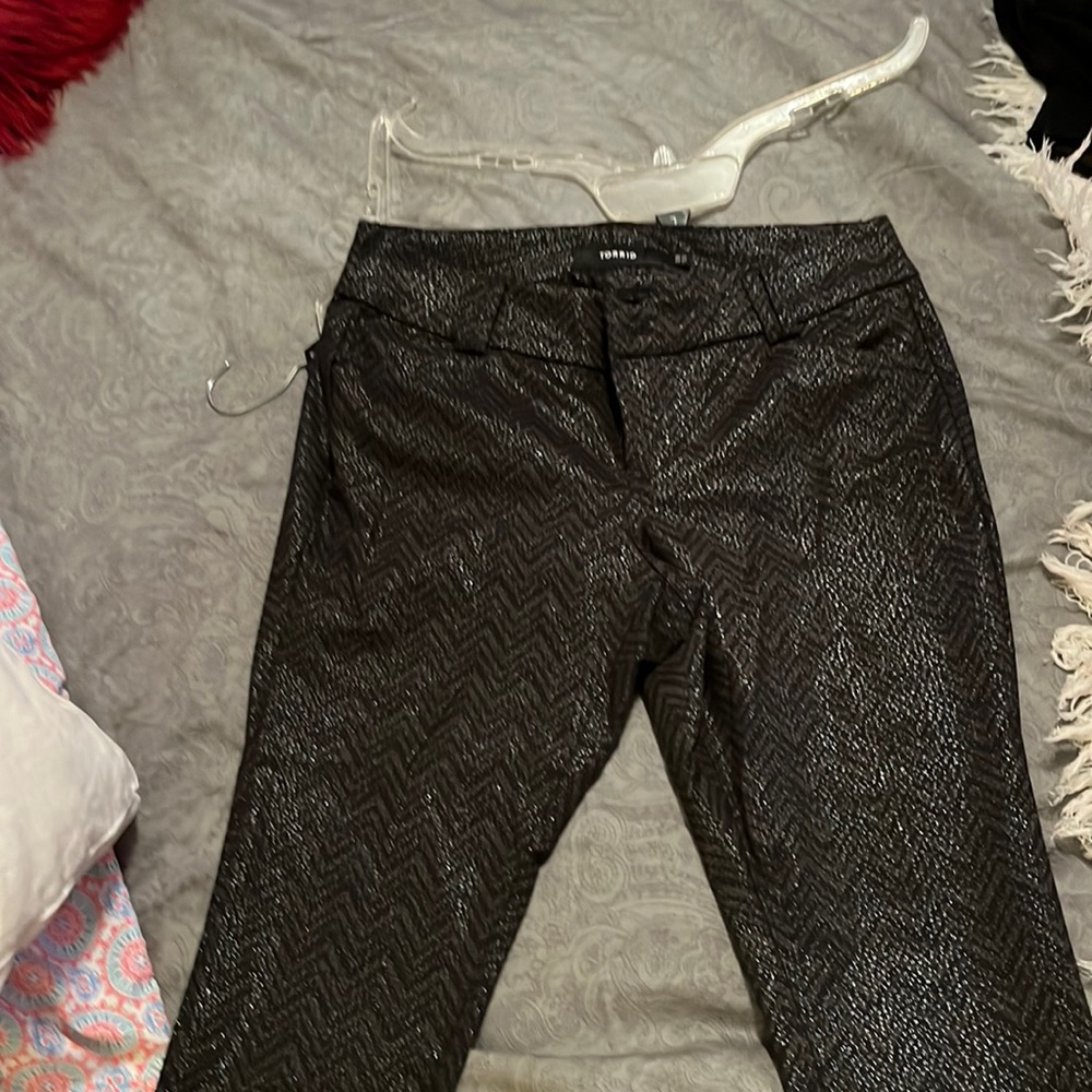 Chevron, sparkly, torrid leggings